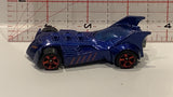 Blue Batmobile W4886 MB844 DC Comics Matchbox Toy Diecast Car