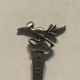Arizona Road Runner Bird Pewter Collectable Souvenir Spoon AQ