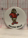 Balzac Billy Groundhog Mascot Button Pinback