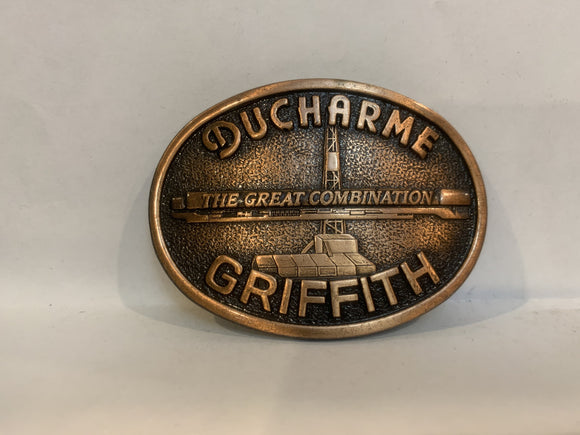 Ducharme Griffith The Great Combination Logo Belt Buckle AA
