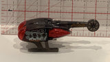Black Helicopter missing blades Hot Wheels Toy Diecast Car