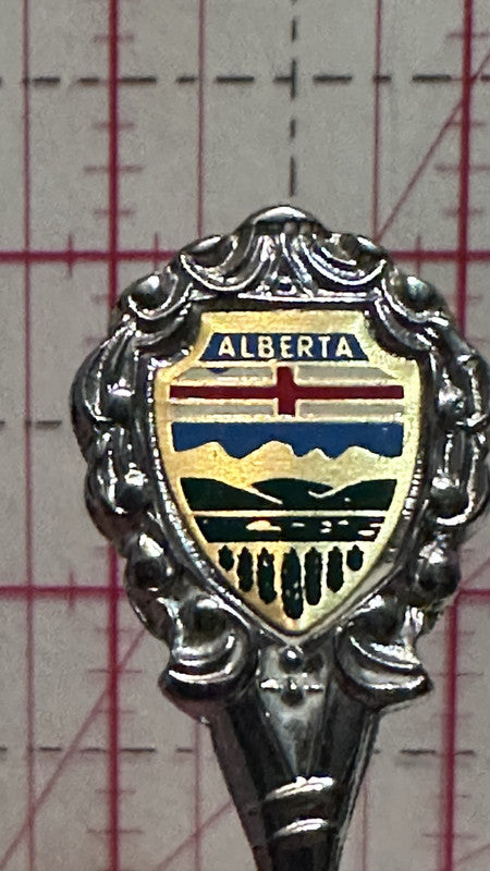 Grande Prairie Alta Alberta Crest Emblem Alberta Souvenir Spoon
