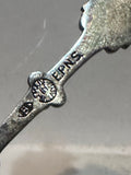 Sweden May Pole Coat of Arms Silverplated Europe Souvenir Spoon