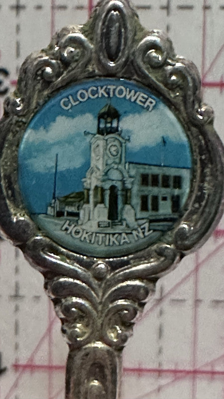 Clocktower Hokitika NZ New Zealand New Zealand Souvenir Spoon