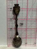 Sweden May Pole Coat of Arms Silverplated Europe Souvenir Spoon