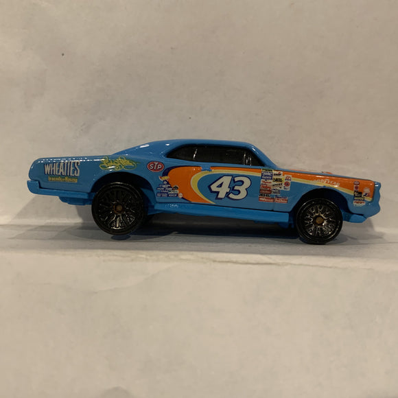 Blue Wheaties '67 Pontiac GTO ©2009 Hot Wheels Diecast Car FH