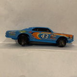 Blue Wheaties '67 Pontiac GTO ©2009 Hot Wheels Diecast Car FH