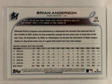 #19 Brian Anderson Miami Marlins 2022 Topps Series One Baseball Card MLB