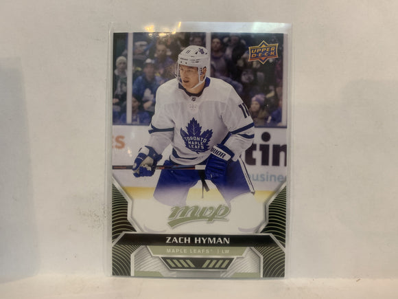 #196 Zach Hyamn Toronto Maple Leafs 2020-21 Upper Deck MVP Hockey Card MO