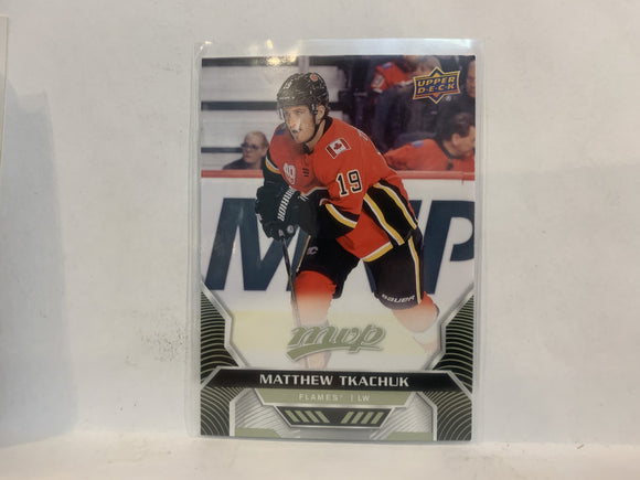 #126 Matthew Tkachuk Calgary Flames 2020-21 Upper Deck MVP Hockey Card MO