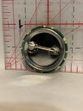 Green Great Britain Flag Button Pinback