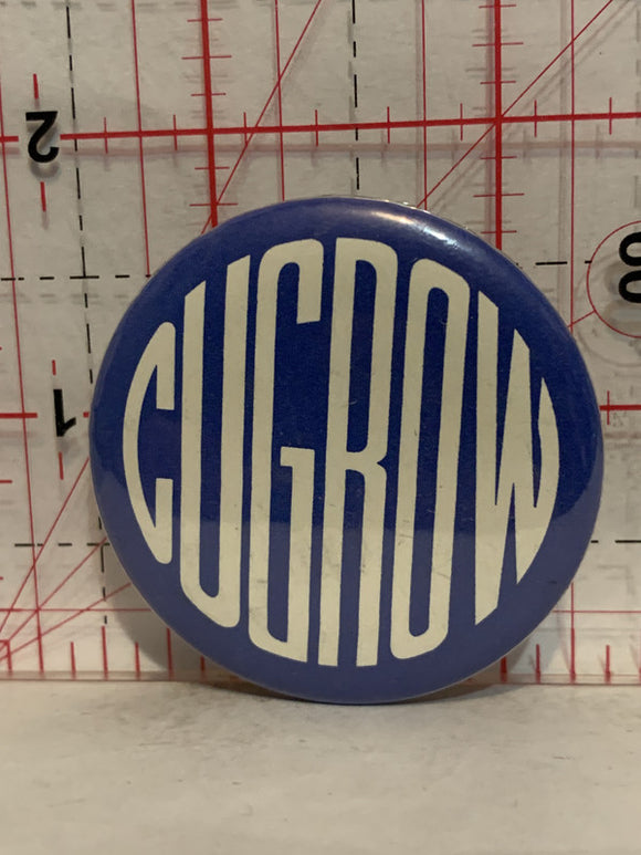 CUGROW Logo Button Pinback