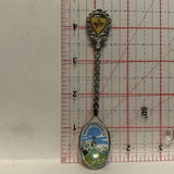 Banff Gondola Canada Alberta Painted Bowl Collectable Souvenir Spoon AR