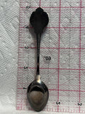 Fort McMurray Alberta Wild Rose Silver Plated  Souvenir Spoon