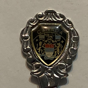 Montreal Canada Coat of Arms Quebec Collectable Souvenir Spoon AR