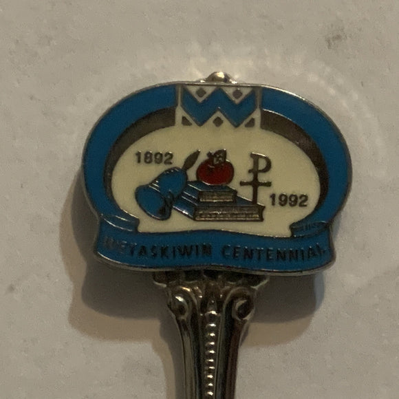 Wetaskwin Centennial !892 1992 Alberta Collectable Souvenir Spoon DW
