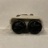 White Mcdonalds Stock Racer ©2011 Hot Wheels Diecast Car FI