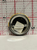 Yellow Dinosaur Roller Skates Button Pinback