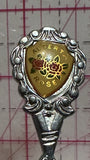 Alberta Wild Rose Painted Alberta Souvenir Spoon