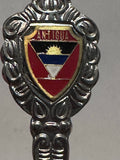 Antigua Crest Emblem Carribbean Union Carribean Souvenir Spoon