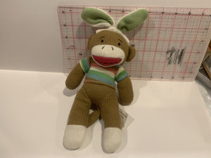 Sock Monkey MTY International Plush Stuffed Toy AA