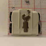 White Mcdonalds Stock Racer ©2011 Hot Wheels Diecast Car FI