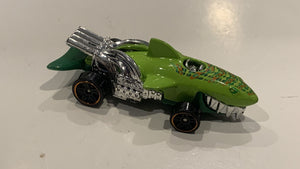 Green Sharkcruiser Hot Wheels Toy Diecast Car