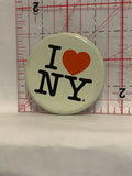 I Love Heart NY New York Button Pinback