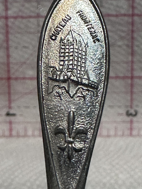 Chateau Frontenac Quebec Horse Buggy Silver Plated  Souvenir Spoon