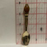 Rockfort Bridge Stone Gem Canada Collectable Souvenir Spoon DW