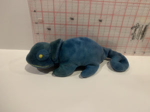 Blue Chameleon Plush Stuffed Toy AA