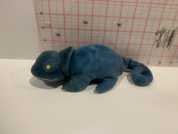 Blue Chameleon Plush Stuffed Toy AA