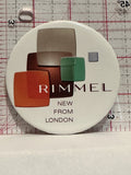 Rimmel Logo New From London Button Pinback