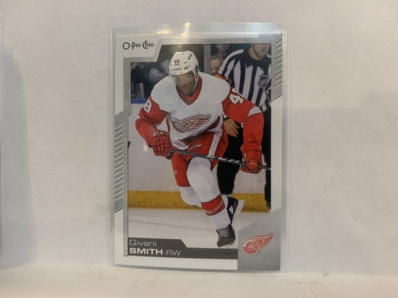 #95 Givani Smith Detroit Red Wings 2020-21 O-PEE-CHEE Hockey Card MP