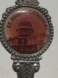 St Pauls Cathedral Royal Wedding Charles Diana England Gazelle Silverplated Misc Souvenir Spoon