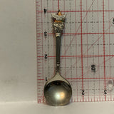 Grand Cache Alberta Maple Leaf Collectable Souvenir Spoon AR