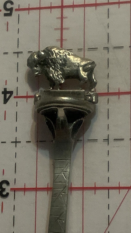 Head Smashed In Buffalo Alberta Souvenir Spoon
