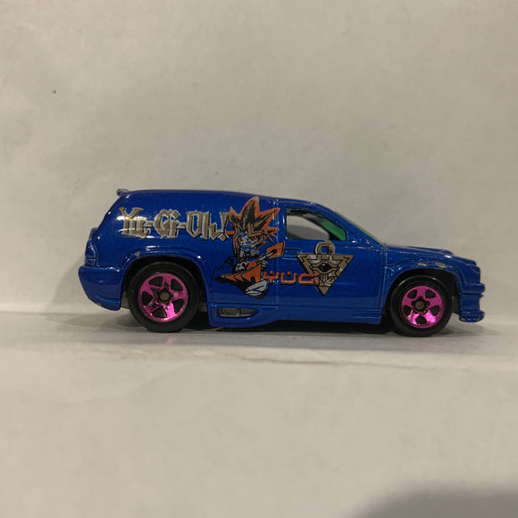 Blue Yu-Gi-Oh! Fandango ©2001 Hot Wheels Diecast Car FI