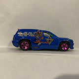 Blue Yu-Gi-Oh! Fandango ©2001 Hot Wheels Diecast Car FI