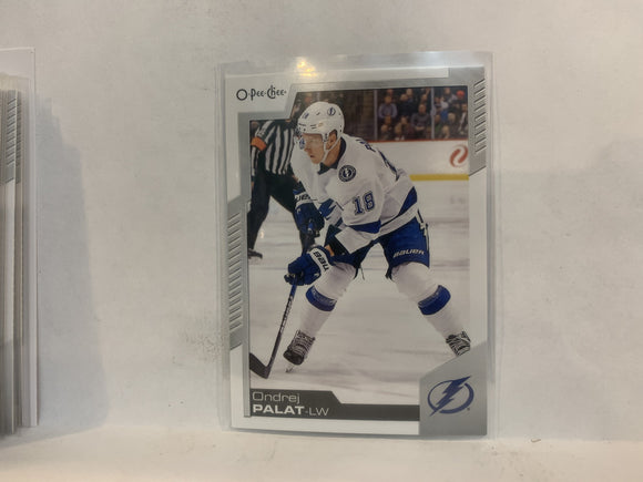 #68 Ondrej Palat Tampa Bay Lightning 2020-21 O-PEE-CHEE Hockey Card MP
