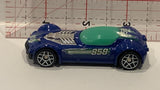 Blue Ballistik Mcdonalds Hot Wheels Toy Diecast Car