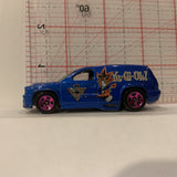 Blue Yu-Gi-Oh! Fandango ©2001 Hot Wheels Diecast Car FI