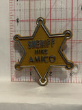 Sheriff Mike Amico Star Button Pinback