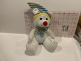 White Snowflake Polar Bear Kellytoy Plush Stuffed Toy AA