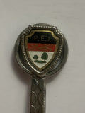 Prince Edward Island Crest Emblem Souvenir Spoon