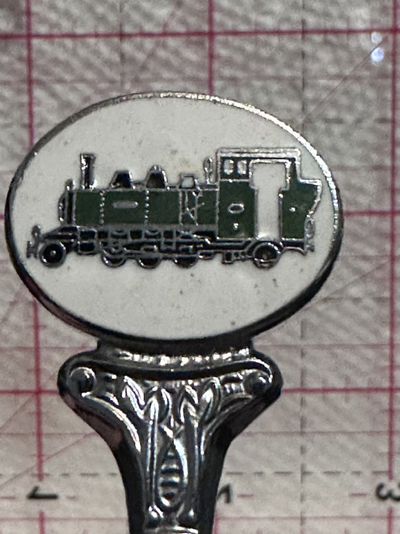 Green Train Engine Locomotive  Souvenir Spoon
