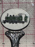 Green Train Engine Locomotive  Souvenir Spoon
