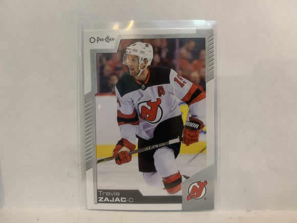#12 Travis Zajac New Jersey Devils 2020-21 O-PEE-CHEE Hockey Card MQ