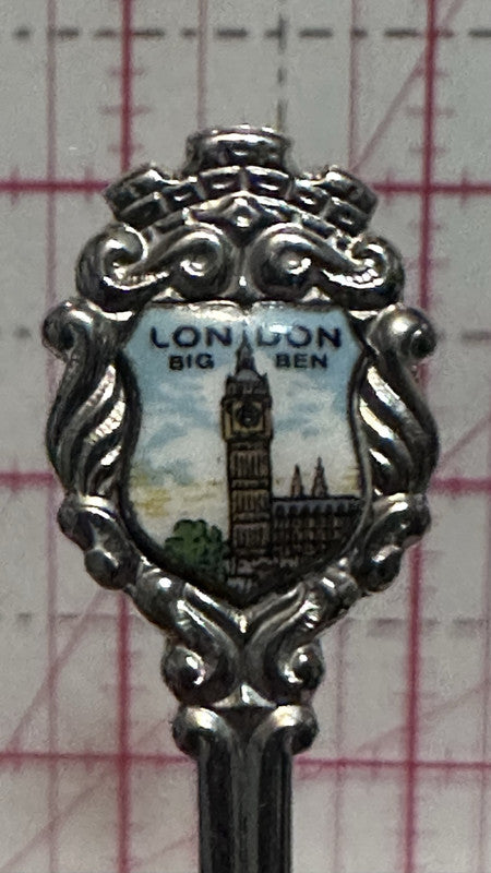 London Big Ben England Europe Souvenir Spoon