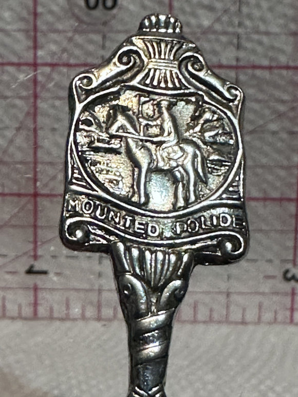 Niagara Falls Ontario Mounted Police  Souvenir Spoon